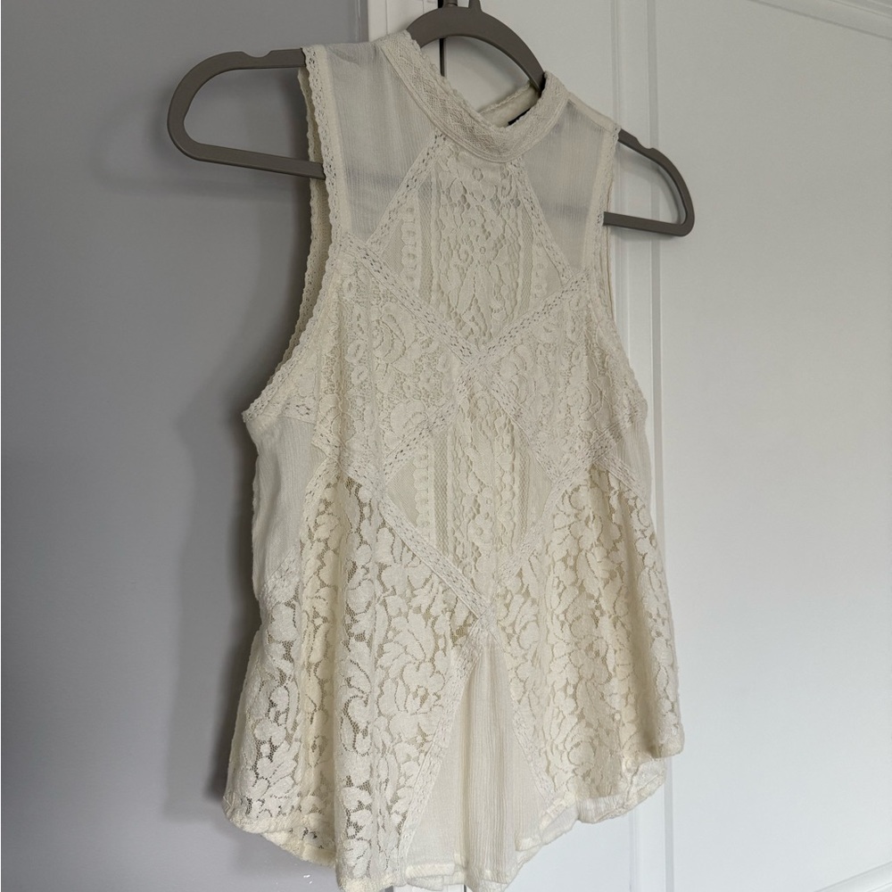 American Eagle High Neck Tank Top
